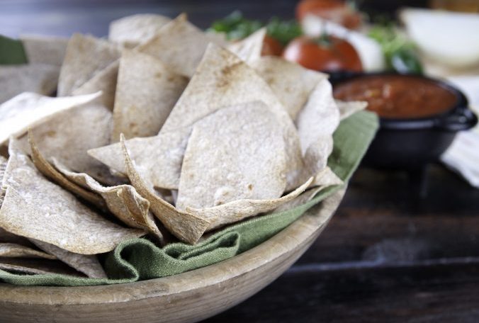 Baked Whole-Wheat Tortilla Chips