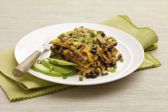 Tortilla Wheat Berry Bake