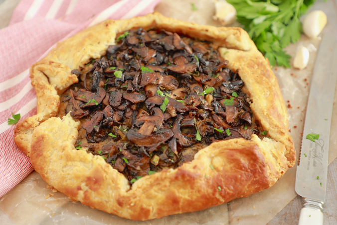 mushroom thyme galette