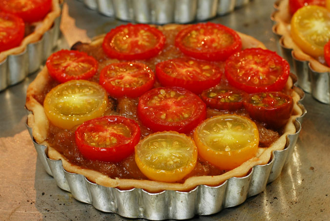 Individual Tomato Tarts