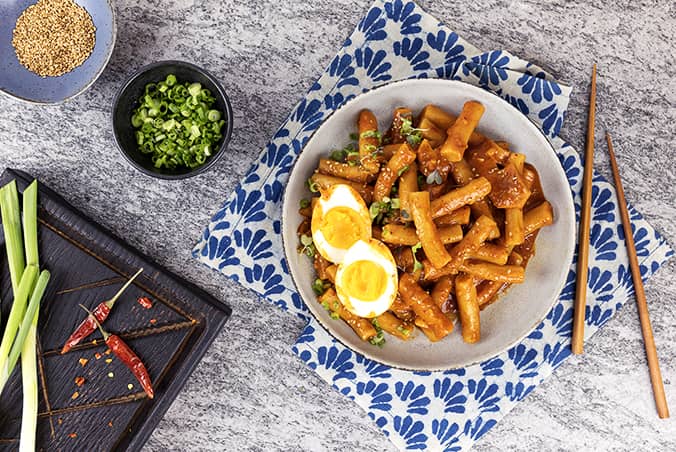 Spicy Wheat Cake Noodle Tteokbokki